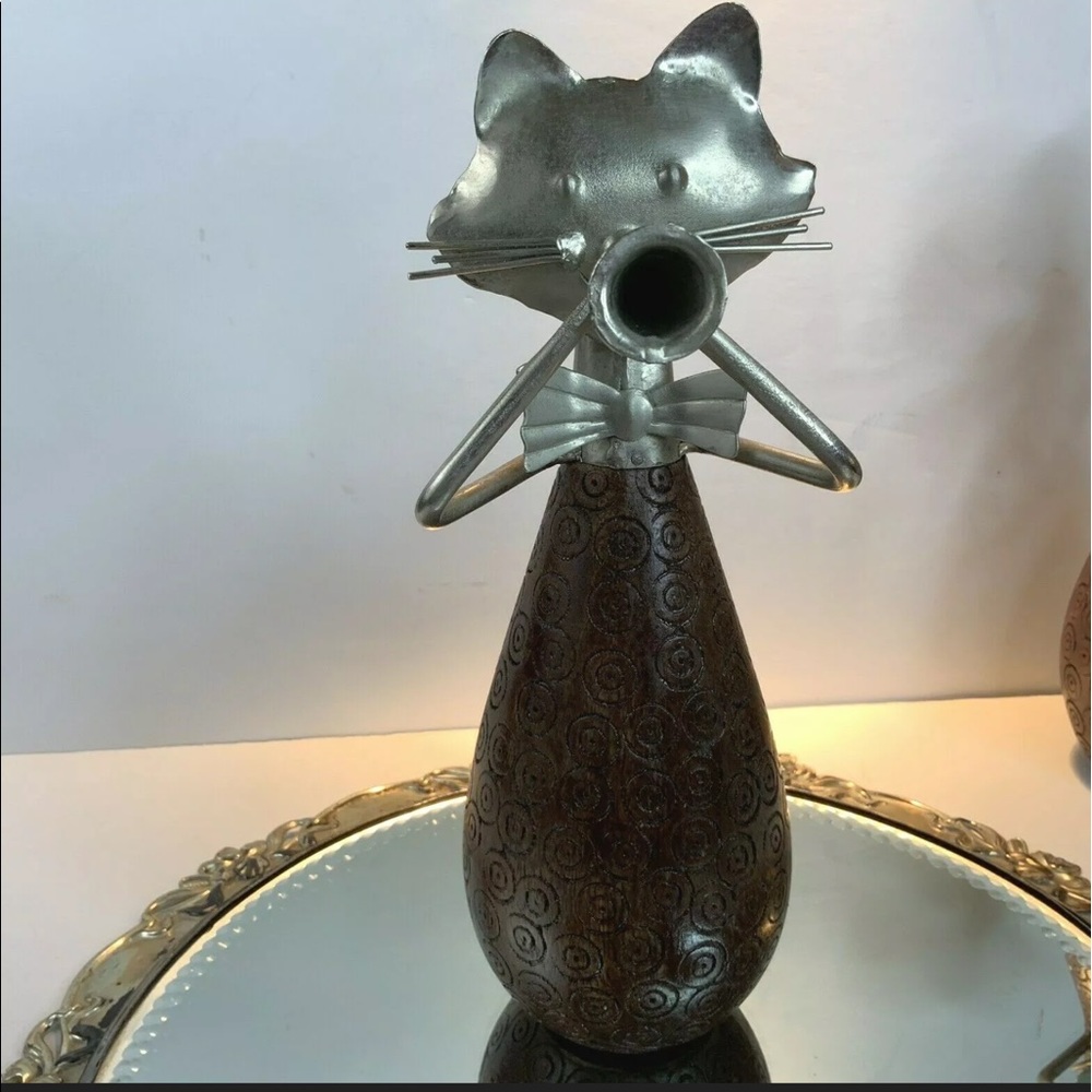 SOLD 3 Cats Insturments Wood Drum Horn Guitar S12 - Picture 3 of 7